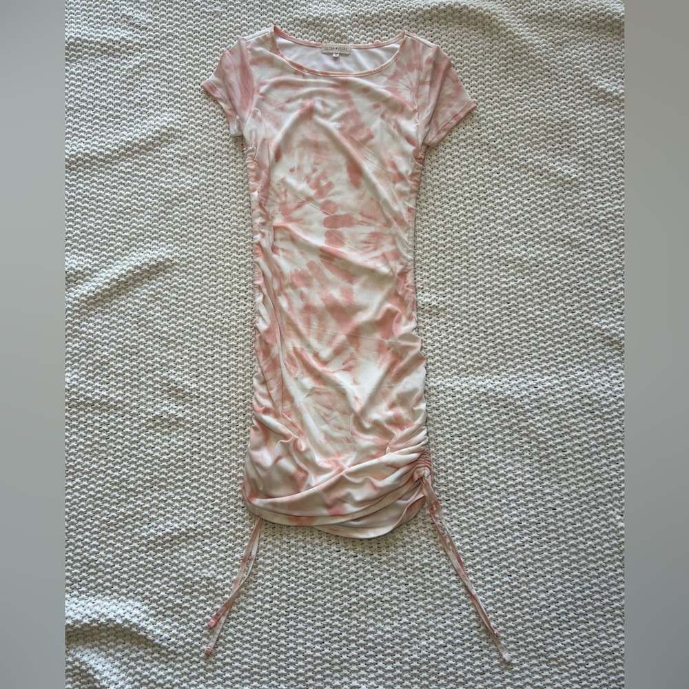 Ultra Flirt Pink & White TieDye Dress XXS